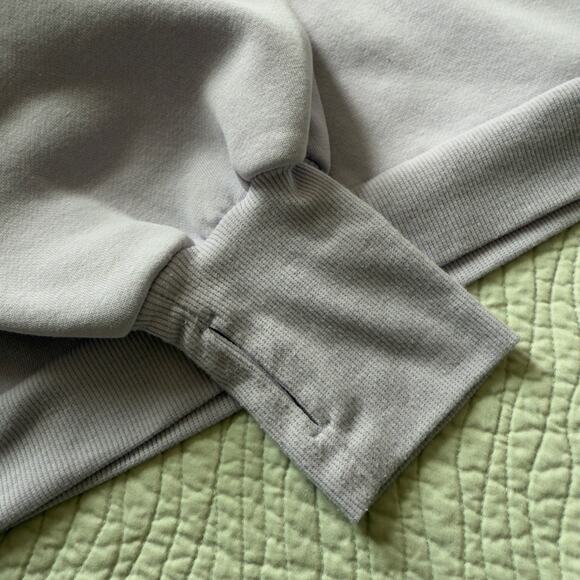 Logilates Sweatshirt Off Shoulder Loungewear Cropped Comfy Athleisure Purple 1X - Picture 3 of 6